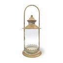 ベルフェムランタンB ゴールド プランター おしゃれ ラグジュアリー アイアン ガラス 高さ430