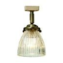 シーリングライト アンティーク 照明 シンプル ストライプ  LED電球付き