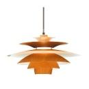 ペンダントライト 木の温もり 木目調 お部屋のイメージチェンジ ライトブラウン LED電球付き