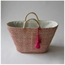 RAFFIA ワイドバッグ モデロ PK トート おしゃれ ナチュラル 幅50cm