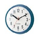 掛け時計 シンプル クロック カラフル アナログ ネイビー