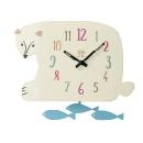 振り子時計 くま シロクマ かわいい 子供部屋 プレゼント