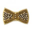 刺繍ブローチ リボン ファッション アクセサリー 飾り おしゃれ 高さ3.5 通販