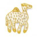 刺繍ブローチ ラクダ ファッション アクセサリー おしゃれ 高さ5.5 通販