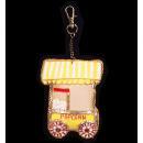 刺繍キーホルダー ポップコーンカート アクセサリー 飾り 高さ9 通販