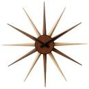 掛け時計 お部屋のイメージチェンジ 個性的 シック デザイン ブラウン