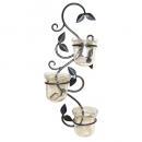 ガラスカップスタンド 花瓶 壁掛け ディスプレイ インテリア 高さ38 通販