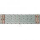 フラワープリントテーブルランナー グリーン 花 机 食卓 雑貨 幅140 通販