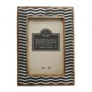 アンティークフォトスタンド 波柄 フォトフレーム 写真立て 高さ18.5 通販