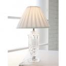 レスター・ガラスランプ スタンド 照明 ルームランプ アンティーク調 おしゃれ 卓上 ホワイト