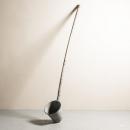 ブリキ製柄杓 アンティーク雑貨 おしゃれ 木製 ディスプレイ ベルギー シャビー 高さ170