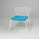 チェアー アンティーク家具 おしゃれ ホワイト ブルー かっこいい 椅子 アイアン 高さ78