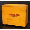 ファーストエイドケース アンティーク雑貨 おしゃれ 木製 救急箱 収納ケース ボックス 高さ22.5