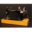 ミシン SINGER アンティーク雑貨 おしゃれ オブジェ スチール 木製 ブラック 高さ31.5