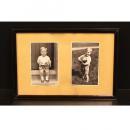 アンティークフォト アンティーク雑貨 おしゃれ フレーム ディスプレイ 木製 ブラック 幅32.5