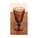 ラ・ロシェール リヨネ ワイングラス アメジスト アンティーク調 雑貨 クリア ガラス 高さ16