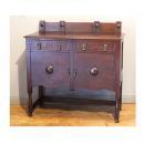 サイドボード アンティーク家具 おしゃれ 木製 ブラウン チェスト 高級感 高さ107