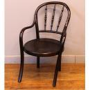 ベントウッドキッズチェア アンティーク家具 おしゃれ 木製 ブラウン 高級感 高さ63