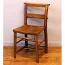 チャーチチェア アンティーク家具 おしゃれ 木製 ブラウン ナチュラル エルム 高さ45