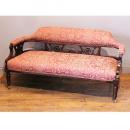 ソファ with William Morris アンティーク家具 おしゃれ 木製 ピンク 高さ75