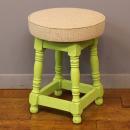 スツール Paint アンティーク家具 おしゃれ 木製 モダン カジュアル グリーン 高さ49