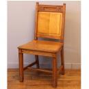 チャーチチェア アンティーク家具 おしゃれ 木製 ブラウン ナチュラル オーク 高さ94