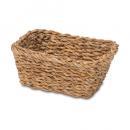 バスケットレクト かご 収納 ナチュラル アジアン 自然 小物入れ 編み タイパ 水草 スクエア