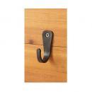 アイアンフック 3個セット ブラック 黒 DIY 壁掛け シンプル かわいい おしゃれ 帽子 コート