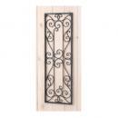 ウォールデコ レクタングルスパイラル ディスプレイ 壁掛け 小窓 窓枠 アイアン デコレーション