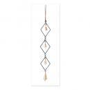 アイアンベルトリプル ダイヤ 手作り インド 雑貨 吊り下げ 呼び鈴 ドア 玄関 エントランス