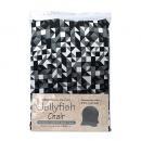 SPICE ジェリーフィッシュチェアカバー モザイク グレー×ブラック バランスボール 高さ29.5