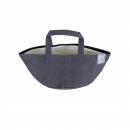 SPICE NEW DAY ミニトートバッグ チャコールグレー 2個セット ナチュラル 幅450