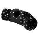 SPICE PAW-PAW キャットトンネル ブラック 足跡 ペットグッズ 幅97