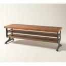 テレビボード S アンティーク家具 おしゃれ 木製 アイアン ラック ローボード アイアン チーク