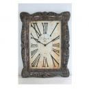 レクトフレームクロック アンティーク調 壁掛け 時計 電池 おしゃれ ノスタルジック カントリー