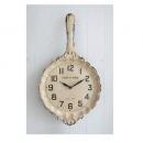 フライパンクロック シャビー 壁掛け 時計 電池 おしゃれ アンティーク調