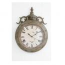 ラスティブラウンクロック シャビー 壁掛け 時計 電池 おしゃれ アンティーク調