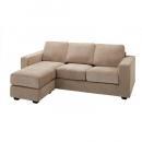 カバーリングコーナーカウチソファ【Luxe】リュクス　3人掛け