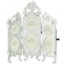 SPICE Elegant deco ファミリーフォトフレーム ホワイト フレンチシャビー 高さ27