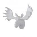 SPICE SHABBYCHIC アニマルウォールデコオブジェ ムース ホワイト 長さ30