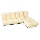 フロアコーナーカウチリクライニングソファ【tafito】タフィト　3人掛け