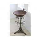 ラスティ バードバスポット 植物 ディスプレイ 小物 おしゃれ アンティーク調 シャビー オブジェ