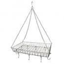 ヴィスハンギングフックL-SV ハンガー アンティーク アイアン シルバー バスケット 高さ750