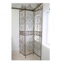 ラスティ スクリーン シャビー パーテーション おしゃれ 間仕切り 3連 スチール 大きめ ラージ