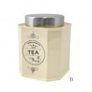 キッチンキャニスターB-IV アイボリー お茶 TEA 小物入れ ボトル 保存容器 カフェ