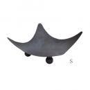 フェールサークルプレートS アイアン 皿 かわいい アンティークブラック おしゃれ シンプル