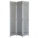 SPICE 3連 パーテーション リーフ Lサイズ シャビー ホワイト おしゃれ 仕切り 高さ172