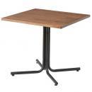 カフェテーブル リビングテーブル モダン バイカラー 天然木 オーク スチール おしゃれ 幅75