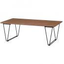 コーヒーテーブル ローテーブル モダン バイカラー 天然木 オーク スチール おしゃれ 幅110