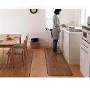 はっ水・はつ油・抗カビ・抗菌・防炎機能付きフローリング調ダイニングラグ【Natur】ナトゥーリ